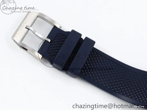 MIROTIME 0422 Casual Portuguese Chrono IW3716 Z+F 1:1 Best Edition White Dial on Blue Rubber Strap A 7016
